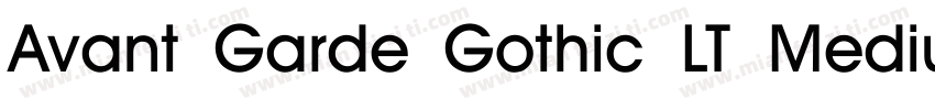 Avant Garde Gothic LT Medium blod字体转换